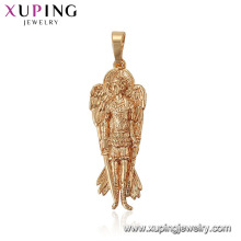 33628 xuping God with wings and weapons figure statue gold pendant designs